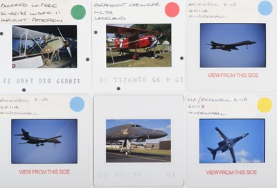 Lot 418 - Aviation Slides. A large collection of 35 mm slides mostly American military aircraft