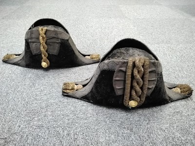 Lot 244 - Royal Navy. George V period naval officers bicorn hat by Gieves Ltd