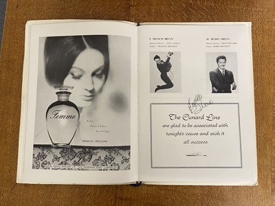 Lot 301 - Royal Variety Performance programme, 1963, signed by the Beatles