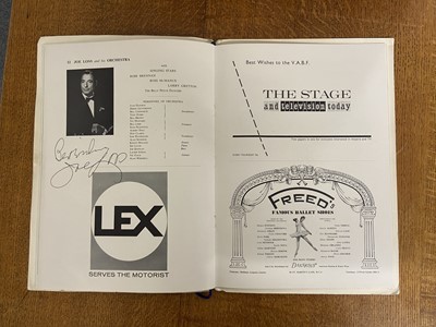Lot 301 - Royal Variety Performance programme, 1963, signed by the Beatles