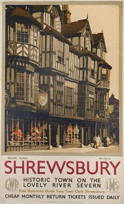 Lot 484 - Buckle (Claude). Shrewsbury circa 1935, colour lithographic poster