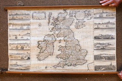 Lot 82 - British Isles. Overton (Henry). A New and Exact Mapp of Great Britain and Ireland ..., 1716