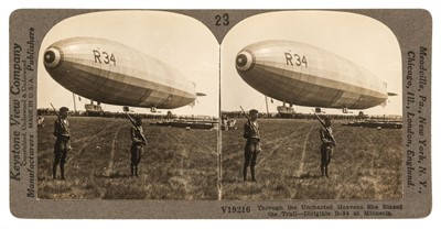 Lot 532 - Stereograph Ballooning photographs, and other photographs