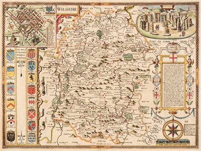 Lot 155 - Wiltshire. Speed (John), Wilshire, 1st edition, John Sudbury & G. Humble, [1611]