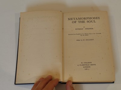 Lot 750 - Steiner (Rudolf, 1861-1925). A Road to Self-Knowledge and the Threshold of the Spiritual World