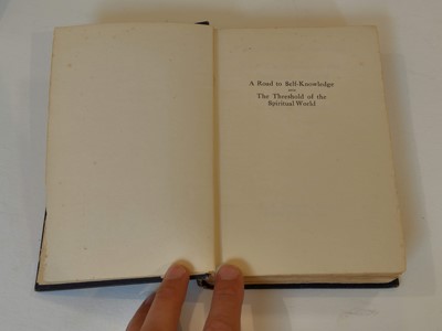 Lot 750 - Steiner (Rudolf, 1861-1925). A Road to Self-Knowledge and the Threshold of the Spiritual World