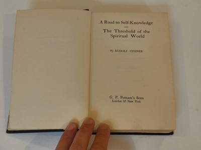 Lot 750 - Steiner (Rudolf, 1861-1925). A Road to Self-Knowledge and the Threshold of the Spiritual World