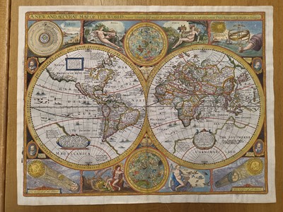 Lot 159 - World. Speed (John), A New and Accurat Map of the World..., 1676