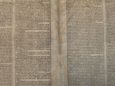 Lot 159 - World. Speed (John), A New and Accurat Map of the World..., 1676