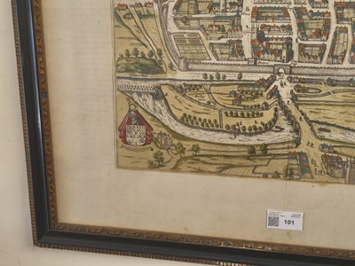 Lot 101 - Exeter. Braun (Georg & Hogenberg Franz), Civitas Exoniae (vulgo Excester)..., circa 1617