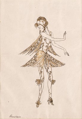 Lot 544 - Alastair (Hans Henning, 1887-1969). Dancer, black ink and gold