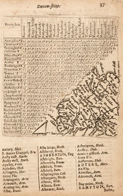 Lot 94 - Devon. A collection of 47 maps, 17th - 19th