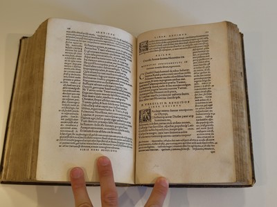 Lot 262 - Vergilius Maro (Publius). Bucolicorum, Georgicorum, et Aeneidos, Basel, 1534, contemporary binding