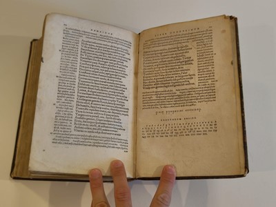 Lot 262 - Vergilius Maro (Publius). Bucolicorum, Georgicorum, et Aeneidos, Basel, 1534, contemporary binding