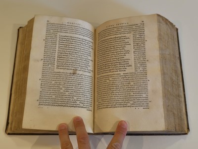 Lot 262 - Vergilius Maro (Publius). Bucolicorum, Georgicorum, et Aeneidos, Basel, 1534, contemporary binding