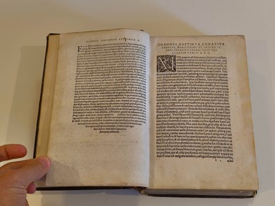 Lot 262 - Vergilius Maro (Publius). Bucolicorum, Georgicorum, et Aeneidos, Basel, 1534, contemporary binding