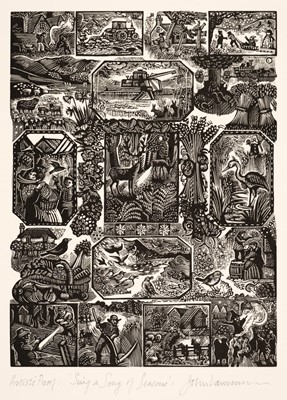 Lot 155 - Lawrence (John, 1933-). Sing a Song of Seasons, circa 1989