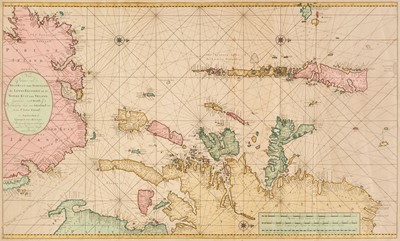 Lot 140 - Scotland. Van Keulen (Gerard), Nieuwe Paskaart van de West Kust van Scotland..., circa 1730