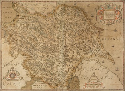 Lot 162 - Yorkshire. Saxton (Christopher), Eboracensis comitatus ..., [1579]