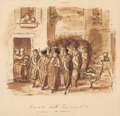 Lot 547 - Ardizzone (Edward, 1900-1979). 'Jurats with Escort of Women Archers', 1949