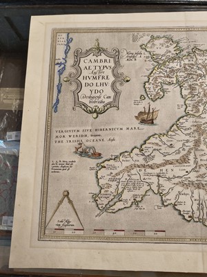 Lot 152 - Wales. Ortelius (Abraham & Lhuyd Humphrey), Cambriae Typus Auctore..., [1579]