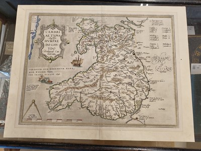 Lot 152 - Wales. Ortelius (Abraham & Lhuyd Humphrey), Cambriae Typus Auctore..., [1579]