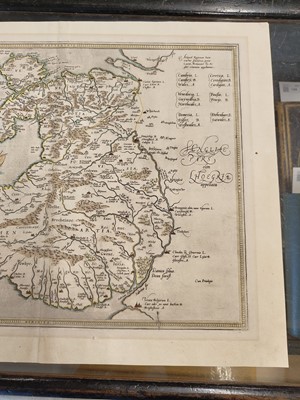 Lot 152 - Wales. Ortelius (Abraham & Lhuyd Humphrey), Cambriae Typus Auctore..., [1579]