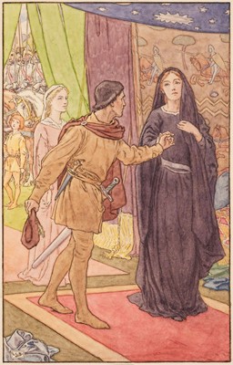 Lot 551 - Brooke (Leslie Leonard, 1862-1940). The Betrothed, watercolour and ink