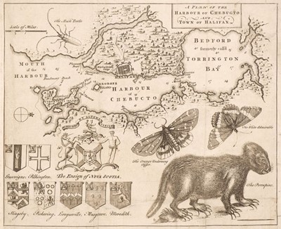 Lot 87 - Canada. Jefferys (Thomas, attrib.), A Plan of the Harbour of Chebugto..., circa 1750