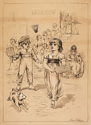 Lot 556 - Dudley (Ambrose, 1867-1951). School, ink and wash on board