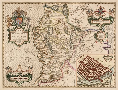 Lot 117 - Ireland. Speed (John), The Province of Connaugh with the City of Galwaye, 1676