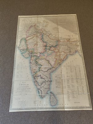 Lot 114 - India. Wyld (James), Map of India Constructed with great care and research..., circa 1852