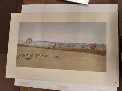 Lot 163 - Aldin (Cecil Charles Windsor, 1870-1935). The Start and the Finish of the Derby, 1923
