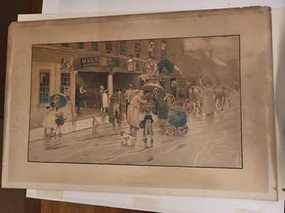 Lot 163 - Aldin (Cecil Charles Windsor, 1870-1935). The Start and the Finish of the Derby, 1923