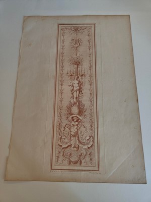 Lot 178 - Cauvet (Gilles Paul). Seven engravings of decorative panels, Paris, circa 1770