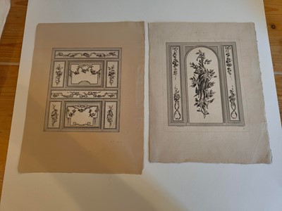Lot 178 - Cauvet (Gilles Paul). Seven engravings of decorative panels, Paris, circa 1770