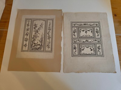 Lot 178 - Cauvet (Gilles Paul). Seven engravings of decorative panels, Paris, circa 1770