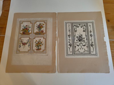Lot 178 - Cauvet (Gilles Paul). Seven engravings of decorative panels, Paris, circa 1770