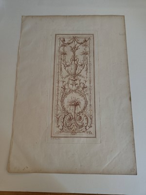 Lot 178 - Cauvet (Gilles Paul). Seven engravings of decorative panels, Paris, circa 1770