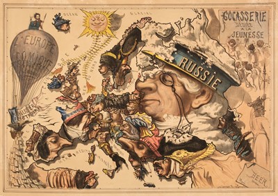 Lot 76 - Belloguet (Andre). L'Europe Comique, Amuser  Instruire, Cocasserie Dediee a la Jennesse, 1867
