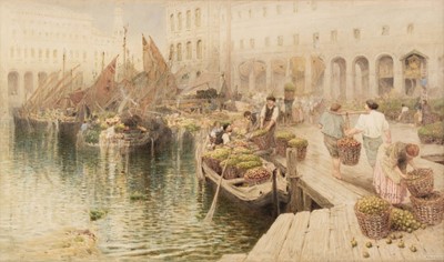 Lot 162 - Goodwin (Albert, 1845-1932). The Venetian Fruit Market, 1872