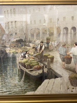 Lot 120 - Goodwin (Albert, 1845-1932). The Venetian Fruit Market, 1872