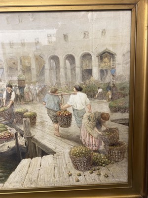 Lot 120 - Goodwin (Albert, 1845-1932). The Venetian Fruit Market, 1872