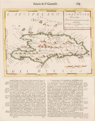 Lot 153 - West Indies. A collection of six maps, 17th - 19th century