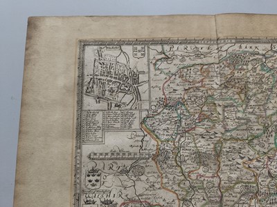 Lot 111 - Hampshire. Saxton (Christopher & Lea Philip), Hampshire by C. Saxton..., circa 1695