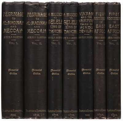 Lot 4 - Burton (Richard F.) Memorial Edition of Works, 7 volumes, 1893-4