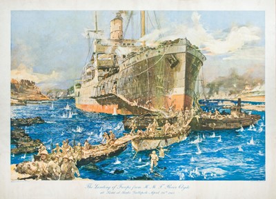 Lot 115 - Gallipoli. WWI C.G.M. group awarded to Petty Officer Frederick Gibson, C.G.M., M.I.D., Royal Navy