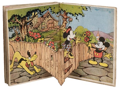 Lot 81 - Disney (Walt). The "Pop-up" Minnie Mouse, New York: Blue Ribbon Books, Inc, 1933