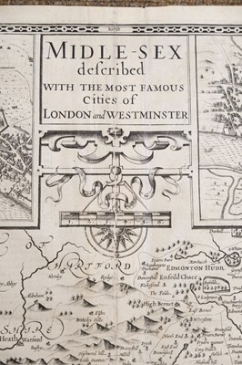 Lot 127 - Middlesex. Speed (John), Midle-Sex described..., 1st edition, George Humble, 1611
