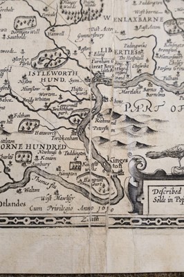 Lot 127 - Middlesex. Speed (John), Midle-Sex described..., 1st edition, George Humble, 1611